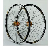 Roues de VTT 26/27,5/29 Pouces Jantes Double Paroi Cassette Roue Libre Roulements Étanches Freins à Disque Blocage Rapide 7-11 Vitesses