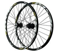 Roues de VTT 26/27,5/29 Pouces, Jantes Double paroi en Alliage, 2 roulements à l'avant, 5 à l'arrière, moyeu à Blocage Rapide 7-12 Vitesses