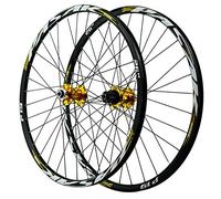 Roues de VTT 26/27,5/29 Pouces, Jantes Double paroi en Alliage, 2 roulements à l'avant, 5 à l'arrière, moyeu à Blocage Rapide 7-12 Vitesses