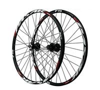 Roues de VTT 26, 27, 5 et 29 pouces, gros moyeu à 6 griffes(Red,26 inch)