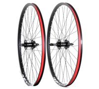 Roues de VTT 26" 6/7/8/9 Vitesses, Double paroi en Alliage, Roue Libre à Visser, Frein à Disque, axe boulonné, moyeu Avant et arrière 36 Trous, entraxe Avant 100 mm/arrière 135 m