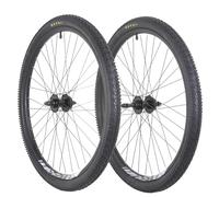 Roues de VTT 26 Pouces, Freins à Disque, Double paroi, Alliage, 6/7/8/9 Vitesses, Roue Libre à Visser, axe à boulonner, moyeu 36 Trous, Avant 100 mm/arrière 135 mm, pneus 26 x 2,