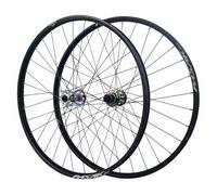 Roues De VTT À Freins À Disque 26/27.5/29 Pouces Jantes Double Paroi, Roue Avant/arrière À Axe Traversant 15x100/12x148 Mm, Cassette HG 8/9/10/11/12 Vitesses, Pneus 1.5-3 Pouces(Colorful,27.5")