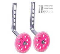 Roues d'entraînement de vélo pour enfants 15,75 "18,37" 21,00 "23,62" 26,25 "pouces stabilisateurs de vélo roue Flash pour vélos pour enfants(rouge)