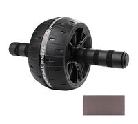 Roues d'exercice abdominales - Entraîneur de base avec genouillère, équipement de gymnastique à domicile pour l'entraînement de force, machine abdominale pour abdominaux, bras, épaules et muscles cent