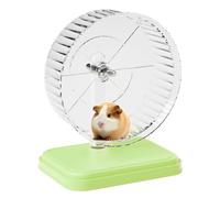 Roues d'exercice silencieuses pour hamster, double roulement, roue de course pour hamster, jouets super grands, support de roue silencieux, ours doré, cage de course, fournitures d'aménagement