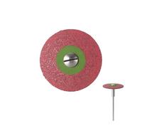 Roues diamantées en caoutchouc de 26 mm for disque de polissage de laboratoire en porcelaine de zircone, 1 pièce(Super coarse)