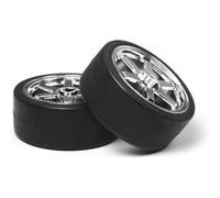 6-Spoke Wheels Wdrift Tires (2) 26mm