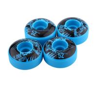 Roues durables de Planche à roulettes de Longboard de croiseur d'unité Centrale d'unité Centrale de 52mm x de 30mm 4 pcs/Ensemble(Bleu)