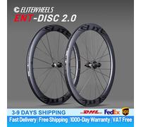 Roues ELITEWHEELS ENT 2.0 à frein à disque, jeu de roues en carbone 700C, blocage central, qualité UCI, course sur route 50mm depth 28mm