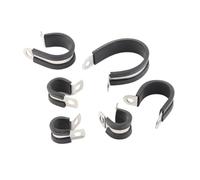 roues en acier inoxydable, Support de support tuyau Clips en acier inoxydable collier serrage câble montage 5 pièces 6.35-50mm(5PCS 44mm)