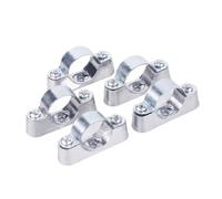 roues en acier inoxydable, Support de support tuyau, Code hors mur, Clip selle, collier serrage fixe 16-50mm, 5/10 pièces(16mm 5pcs)