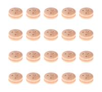 Roues en bois - Cape de câble | Subginda en acier inoxydable | Accessoires pour bouteilles | Vélos de Madra réutilisables | Roues rondes rondes de mdera non peintes de 20 x Kit de modèle