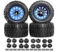 Roues en Caoutchouc Hexagonal pour Buggy 127mm 12mm 14mm pour Traxxas pour Hyper GO pour MJX pour HPI pour Kyosho pour Arrma pour FS 1/10 RC Accessoire