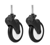 Roues en Caoutchouc pour Poussettes bébé, Poussettes de Rechange Yoyo Babyzen Roues Avant Arrière en Caoutchouc Accessoires pour Yoya Vovo Landau avec Outils (Une paire de roues avant)