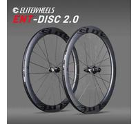 Roues en carbone ELITEWHEELS ENT 2.0, frein à disque, jantes en carbone 700c, blocage central, jeu de roues de vélo de route, qualité UCI, jeu de roues de course sur route 55mm depth 31mm