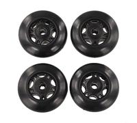 Roues en plastique pour tapis de course et vélo d'appartement - 70 mm de diamètre - 25 mm d'épaisseur