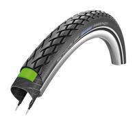 Schwalbe Pneu Marathon 18x1.65 Rigide GreenGuard TwinSkin Réfléchissant Noir