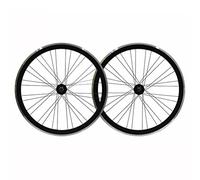 Roues Fixie 700c, Jantes 40 mm, Roue de vélo monovitesse, Freins V-Brake Avant et arrière, pignon Fixe 13 Dents, moyeu 32/36H, pour vélo Enfant, vélo Pliant BMX 2560G (Couleur : Noir, Taille : 700c)