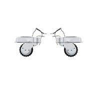 Roues Motrices for Aspirateur Robot, Compatibles avec Xiaomi, Mop P Pro 2S STYTJ02YM MVXVC01-JG 3C S10 B106GL B106CN(Grey-L and R)