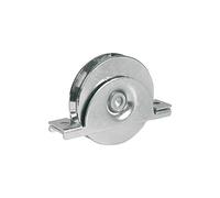 Roues p/portail gorge V Art. 393 C/Support Dia.MM.100