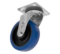 Roues Pivotantes En Caoutchouc Élastique Bleu Heavy-Duty Sealey Ø160Mm