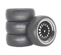 Roues Pneus 12mm Hex pour HPI pour KYOSHO 1/10 Voitures Assemblée | Conçus avec moyeux hexagonaux 12mm, pneus caoutchouc offrent adhérence ferme sur surfaces routières RC Pneus Roues
