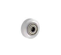 Roues POM avec roulements linéaires 625ZZ, 1/5/10/24 pièces, poulies en plastique for imprimante 3D, for graveur laser Ender 3 CR-10(White small wheel,10PCS)