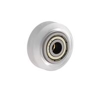 Roues POM avec roulements linéaires 625ZZ, 1/5/10/24 pièces, poulies en plastique for imprimante 3D, for graveur laser Ender 3 CR-10(White big wheel,10PCS)