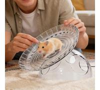 Roues pour Hamsters - Jouet d'exercice Stable Et Silencieux À Destination des Petits Animaux,Accessoire d'exercice pour Rongeurs - pour Lapins Hollandais Hérissons Bernard-L'Ermite Écureuils Barbus