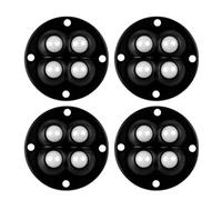Roues pour meubles, Poulie de roulette de type mini pâte rotative 4 pièces, Roues pivotantes universelles pour meubles de de bacs, poulie d'appareils électroménagers pour cuisine