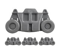 Roues pour panier inférieur de lave-vaisselle - rouleau pour plateau pour | charges , groupe de guide coulissant, support de base | accessoire de rechange pour machine de cuisine pour un