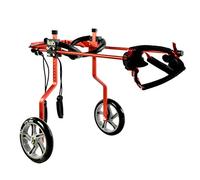 Roues pour pattes arrière, fauteuil roulant réglable pour animaux de compagnie, kit de chariot à 2 roues pour promeneur de chiens handicapés, chariot de rééducation des pattes arrière, montage facil