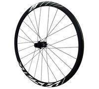 Roues pour Vélos De Route 700C Jante en Alliage D'aluminium 24H Frein À Disque Moyeu À Démontage Rapide pour 8/9/10/11/12 Vitesses Roues Avant Arrière pour 23C-45C(Black,Rear)