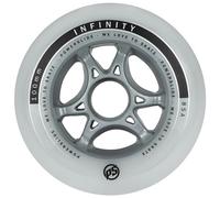 Powerslide Roues Infinity – 100 mm 85A – 4 unités Argenté