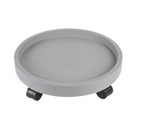 Roues roulantes pour porte- - Construction ABS durable, forte capacité de poids, mobilité fluide | Jardinage intérieur et extérieur, présentoir de fleurs sur balcon et Patio, arrangement de pot