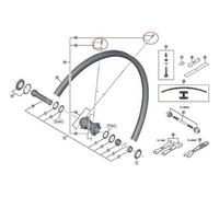 Roues Shimano Spokes Leader Wh-m8000 Tl275 One Size