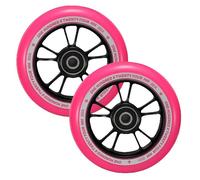 Roues Trottinette - 10 Spokes 100 mm Noir/Rose - Blunt Scooters