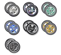 Roues pour Apollo Stunt Scooter paire de roues de scooter série Pro 100mm avec coeur en nylon 2 rouelements à billes Abec 9, roues de rechange pour Stunt, Freestyle-et Kick-Scooter