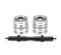 Roues verrouillables en alliage d'aluminium YYALYYON pour voiture RC, résistantes à l'usure et durables, compatibles avec les camions semi-remorques à l'échelle 1/14, améliorent (167mm)