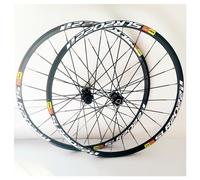 Roues VTT 26/27,5/29 Pouces Jantes en Alliage D'Aluminium 120 Roulements 24 Trous 2 Roulements à l'avant 4 à L'Arrière Moyeux 36 Dents Freins à Disque Axe Traversant 100/135 mm Compatibles Casset