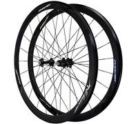 Roues VTT 700C Jantes Double Paroi en Alliage Freins sur Jante 20 Trous Roues de Vélo de Route Moyeux à Roulements Étanches Cassette 7-12 Vitesses