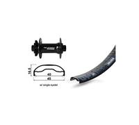 Xlc Roues Xlc 27.5´´ Rodi Ready 40 Disc And Fw Disc 6 Holes One Size G