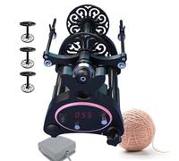 Rouet Électrique Domestique, Fileuse À Fil Électrique - Commutation Avant/Arrière + Vitesse Maximale 800 TR/Min + Capacité 4oz (120G), Pour Torsion De Fibres De Laine (D)