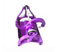 Rouet électrique, Machine à Filer Automatique 800 TR/Min, bobineuse électrique avec 3 Petites bobines, contrôle de Vitesse, for Laine, Soie, Fibres et Autres tissages(Deep Purple)
