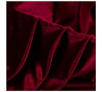 Rouge 155cm de Large Tissu Velours Extensible pour Ameublement Costumes Travaux Manuels Rideaux Fauteuil Sofa Chaise Décoration D'intérieur Artisanat(Size:155x100cm,Color:Rouge vin)
