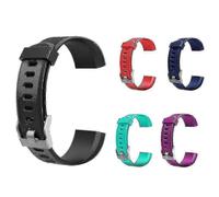 (Rouge) 2 bracelets de rechange Veryfitpro Id115plus Hr pour bracelet connecté d'activité Veryfit Pro