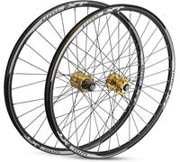 Rouge,27.5inch,Ensemble De Roues 26 27,5 29 Pouces pour Vélo De Montagne Jante VTT Frein À Disque VTT Roue Avant Arrière 32 Rayons Cassette 7 8 9 10 11 12 Vitesses QR