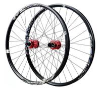 Rouge,29inch,Roues De VTT 26" 27,5" 29" Axe Traversant Ensemble De Roues 110 * 20/142 * 12Mm, Jante en Alliage D'aluminium pour Cassette 7-12 Vitesses, Frein À Disque