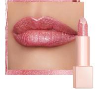 Rouge A Levre Hydratant, Rouge À Lèvres Rose Scintillant Et Baume À Lèvres Pour Lèvres Sèches, Super Crémeux, Léger & Agréab[RO19]